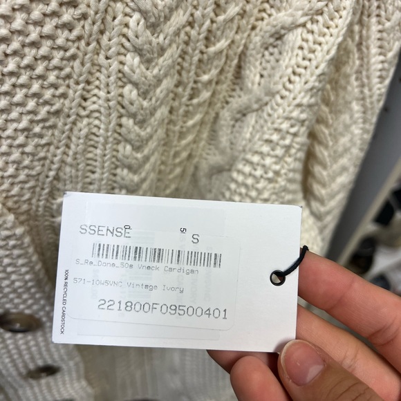 Re/Done vintage Cable Knit Sweater - Picture 2 of 3